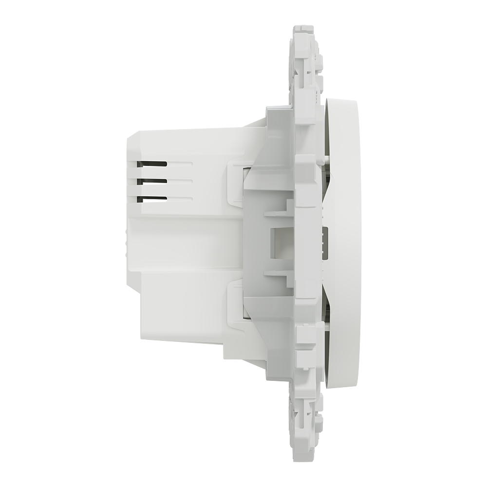 Wiser Odace inter poussoir 10A blanc